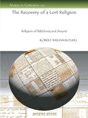 cover image of The Recovery of a Lost Religion